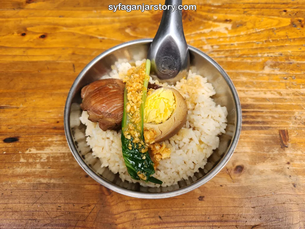pot rice ayam telur kecap