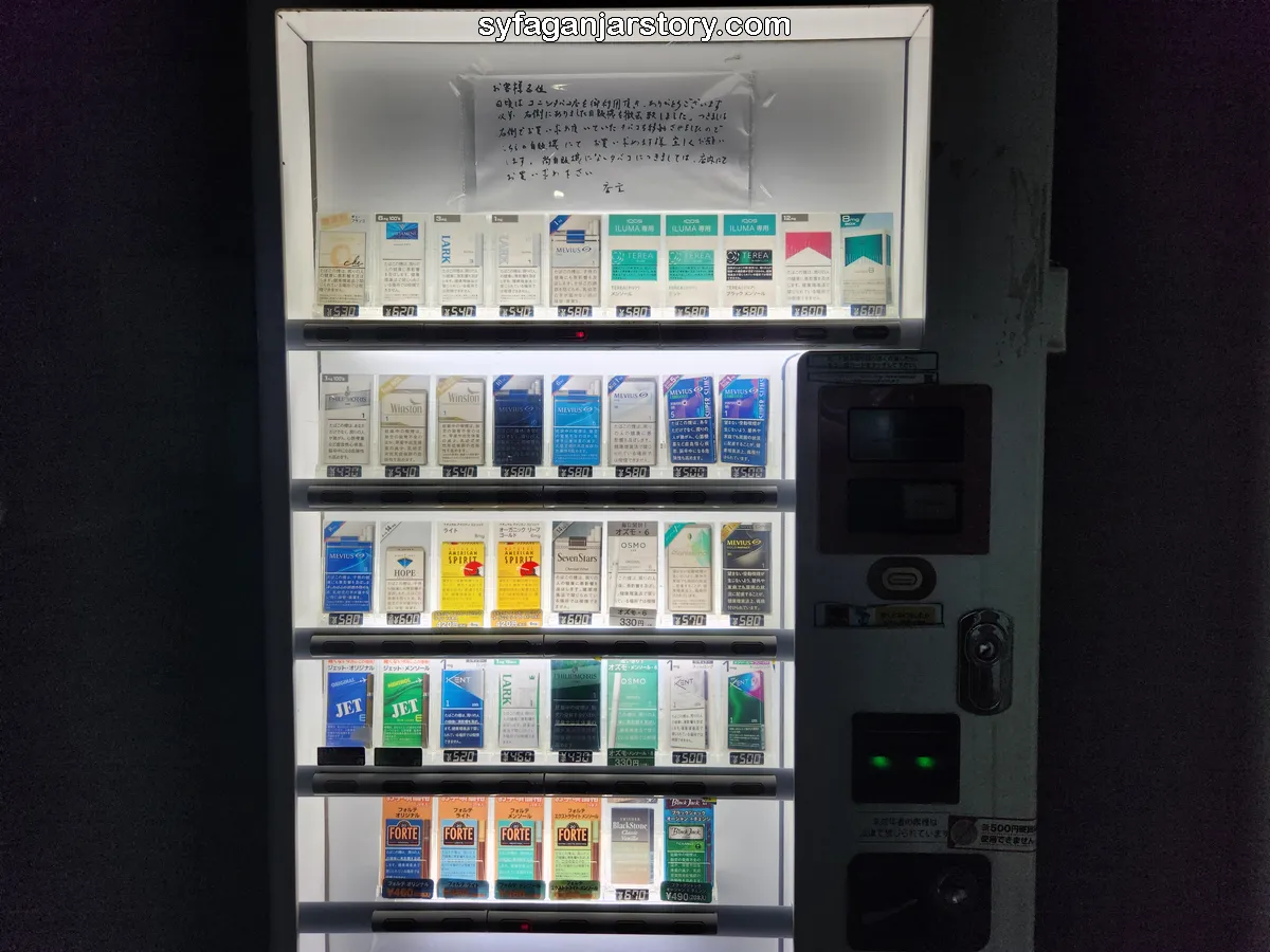 vending machine rokok