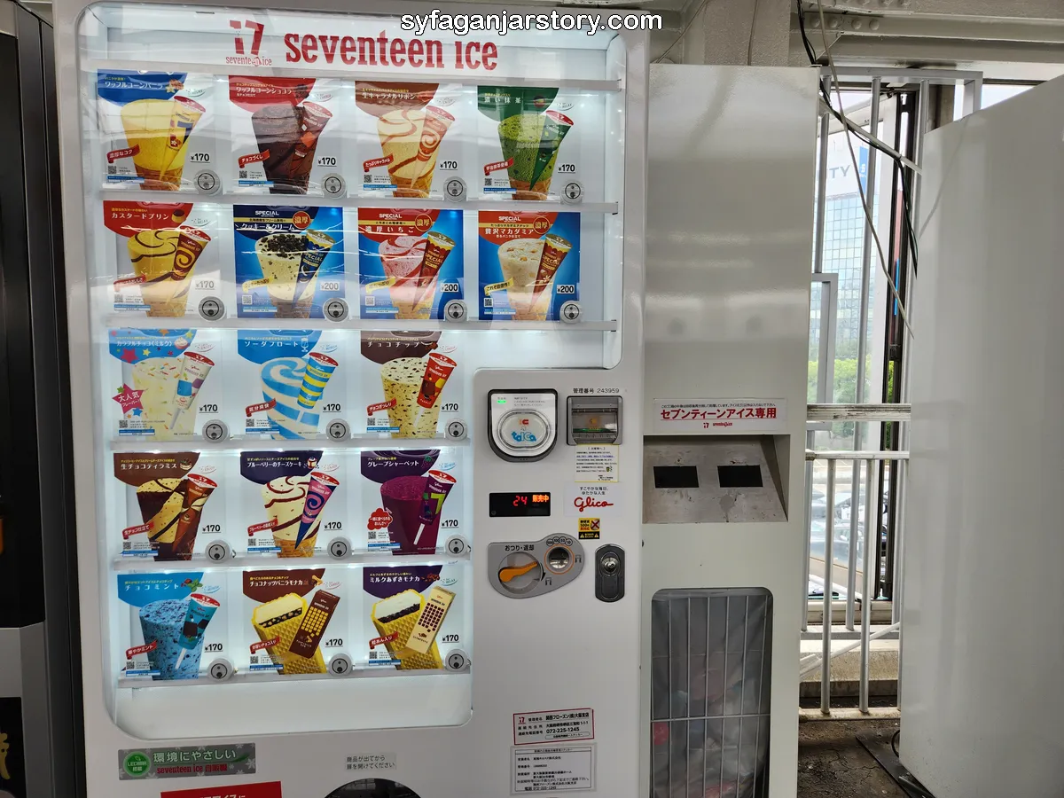vending machine seventeen ice